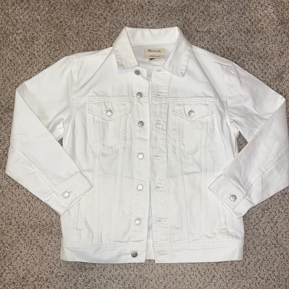 Madewell Oversized Trucker White XS